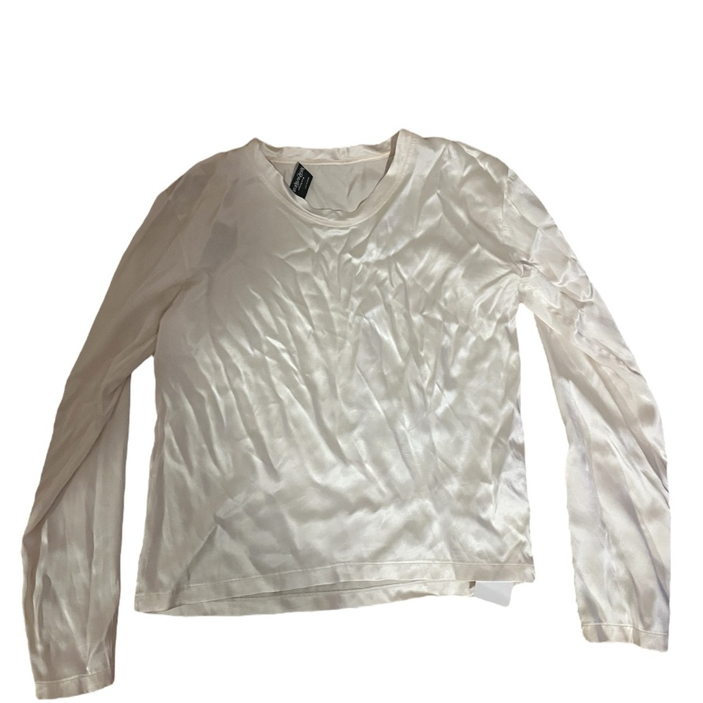 Yves Saint Laurent Rive Gauche Vintage Ivory Women's Top